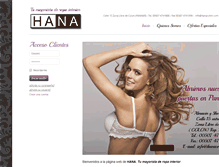 Tablet Screenshot of hanacolon.com